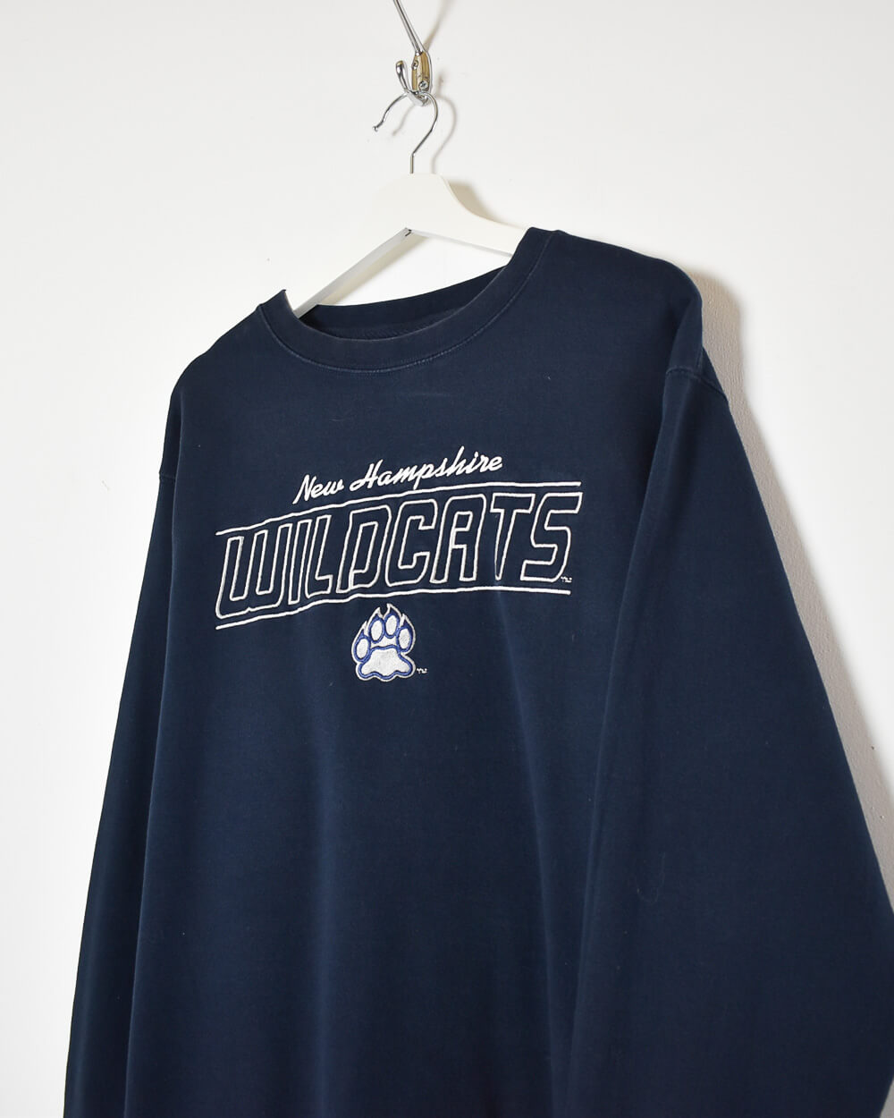 Navy New Hampshire Wildcats Sweatshirt - Large
