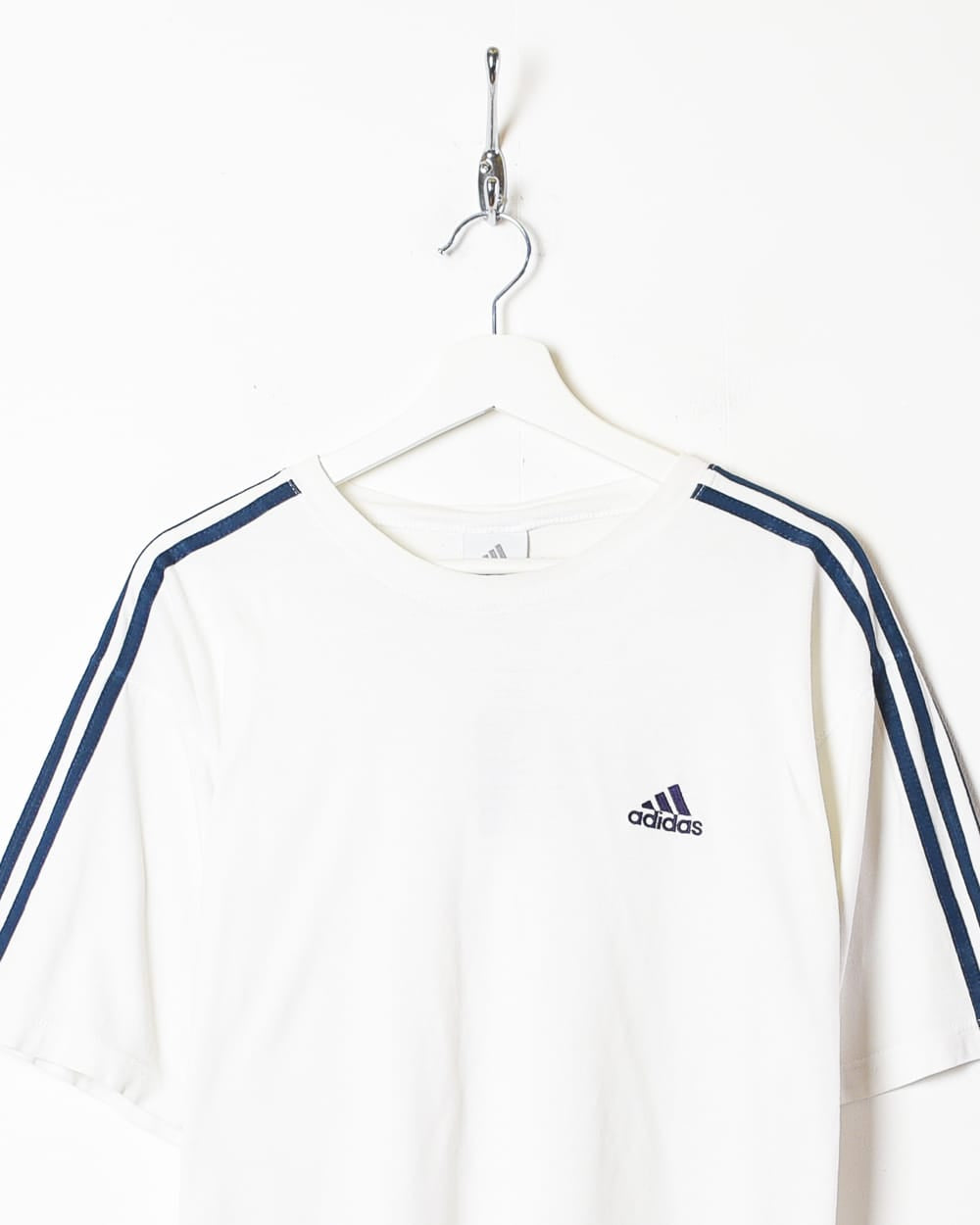 White Adidas T-Shirt - Medium