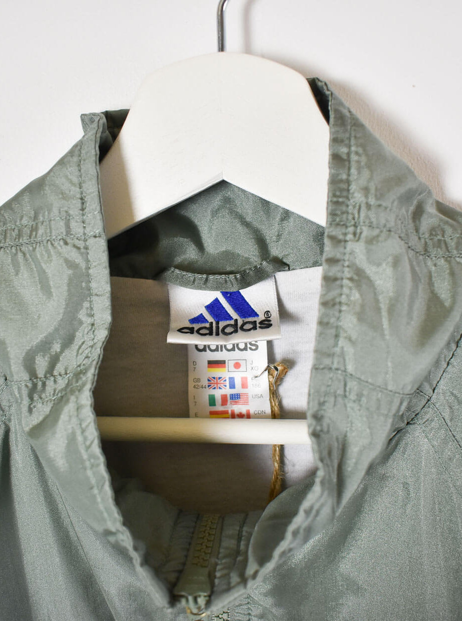 Khaki Adidas Shell Jacket - X-Large