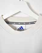 White Adidas Sweatshirt - Medium