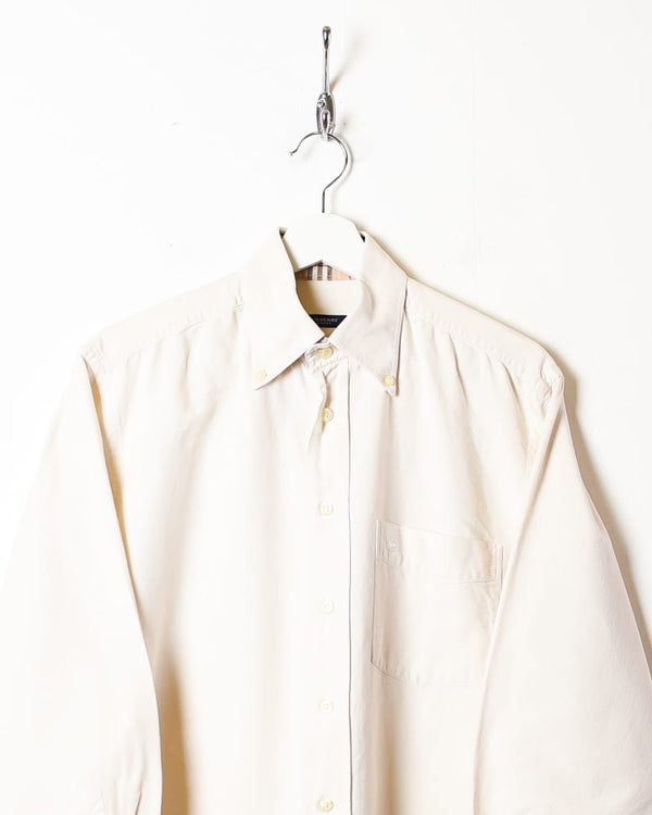Neutral Burberry Shirt - X-Large