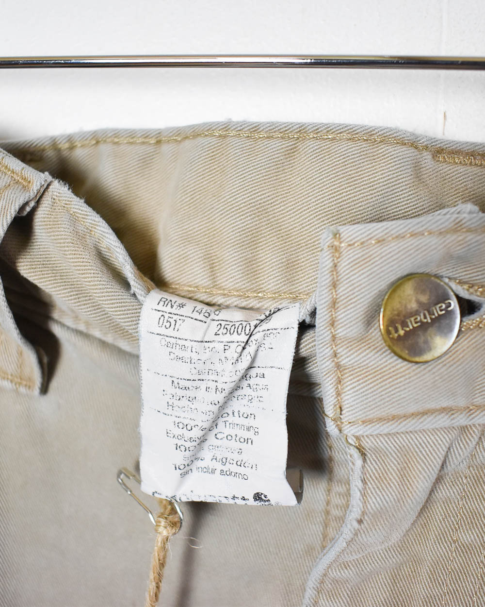 Neutral Carhartt Carpenter Jeans - W34 L34