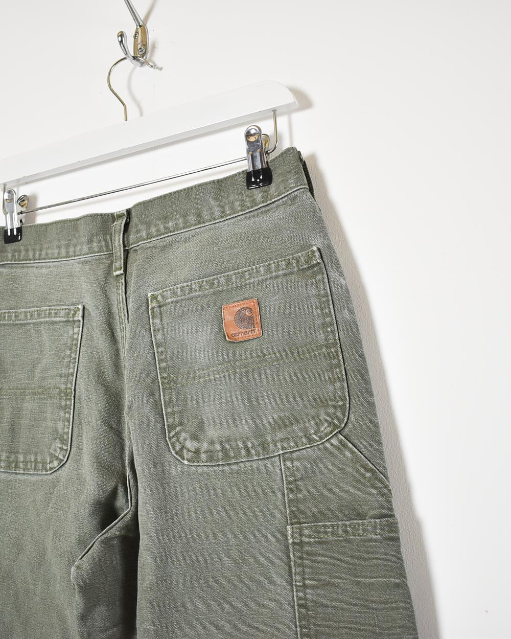 Carhartt Jeans 30 90s Workwear Carpenter Pants Olive Green Work Baggy Cargo  Straight Leg Vintage 1990s Streetwear Work Wear Small 