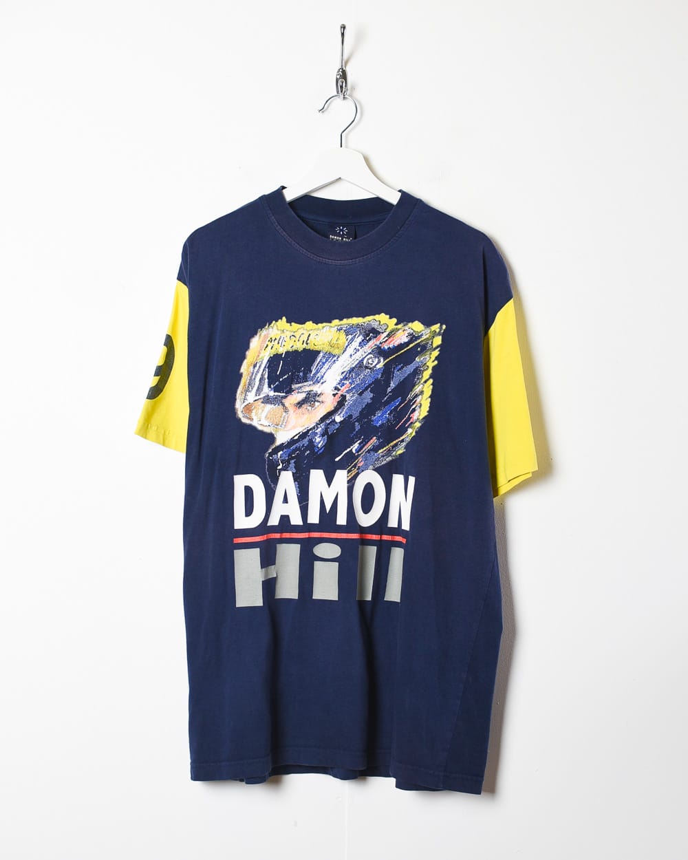 Navy Damon Hill Sport F1 Graphic T-Shirt - X-Large