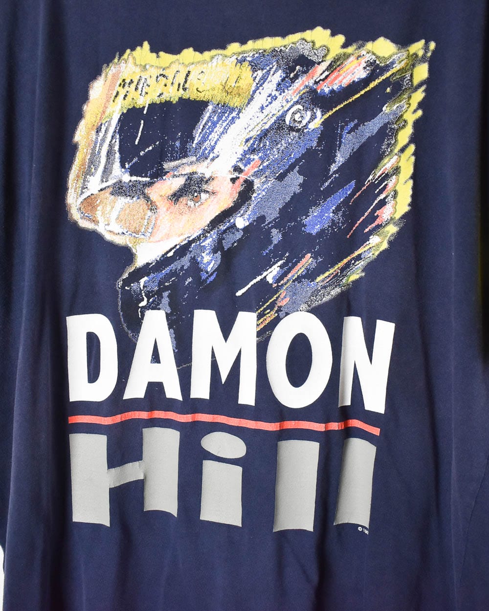 Navy Damon Hill Sport F1 Graphic T-Shirt - X-Large