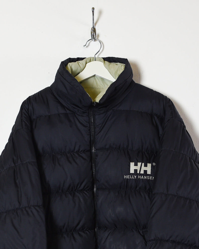 Vintage 00s Black Helly Hansen Reversible Puffer Jacket - Nylon– Domno Vintage