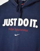 Navy Nike Just Do It Sportswear Hoodie - Small