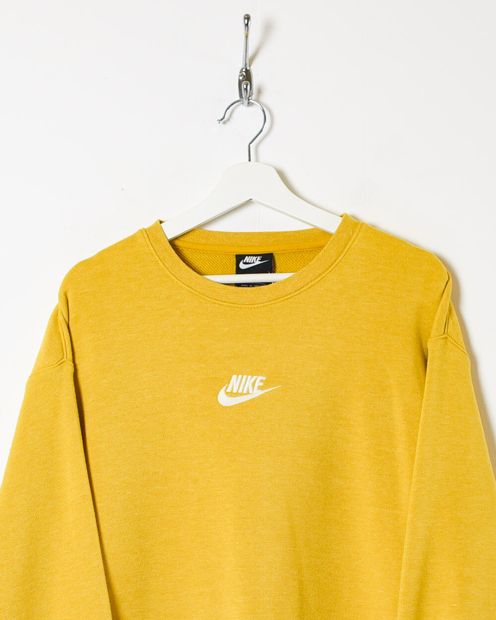 Yellow Nike Sweatshirt - Medium