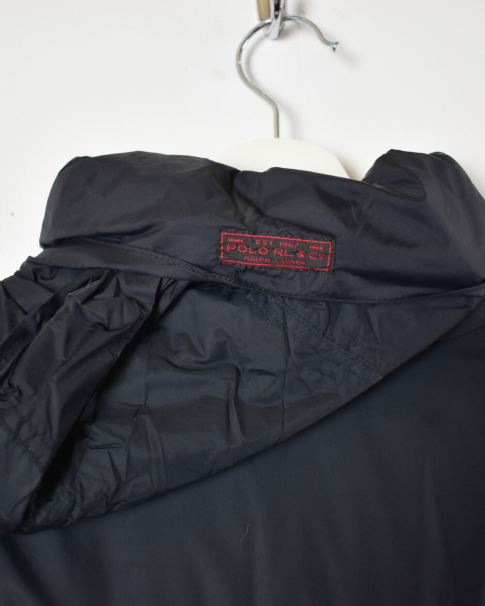 Black Ralph Lauren Polo Puffer Jacket - X-Large