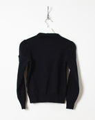 Black Stone Island Youth Knitted Sweatshirt - Small Women's / XX-Small Men's