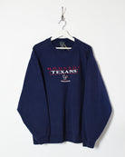 Navy The Edge Houston Texans Sweatshirt - Large