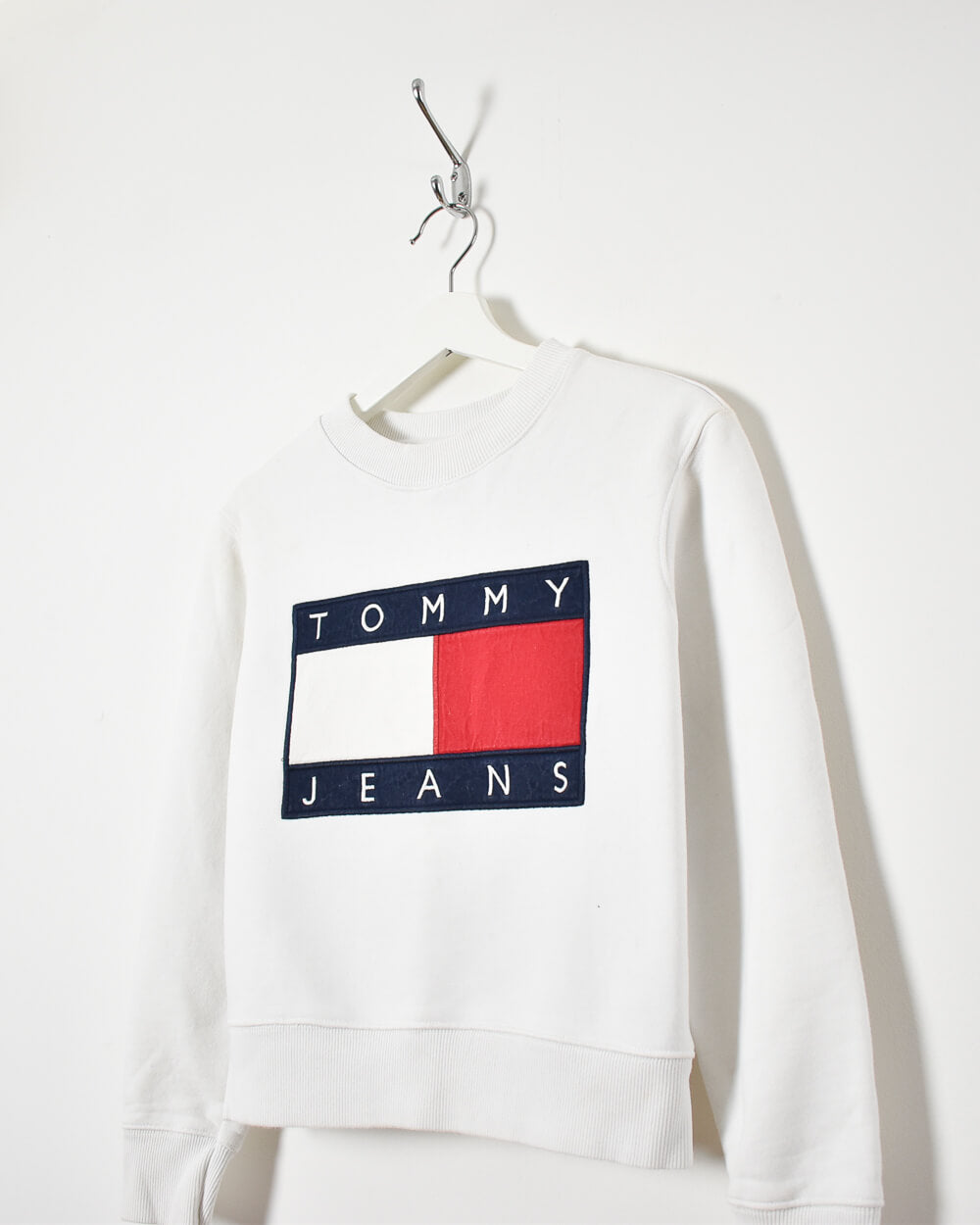 White Tommy Jeans Sweatshirt - X-Small