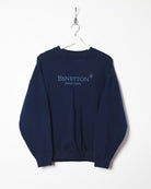 Navy United Colors Of Benetton Sweatshirt - Small