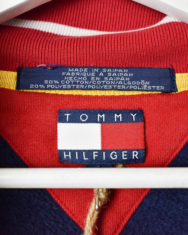 Tommy Hilfiger 1/4 Zip Sweatshirt - Large
