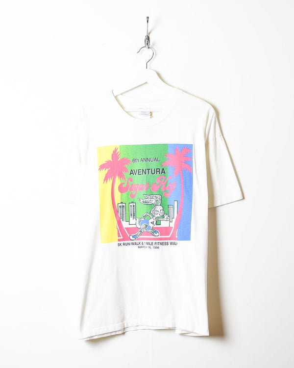White 6th Annual Aventura Sugar Hop 1996 T-Shirt - X-Large