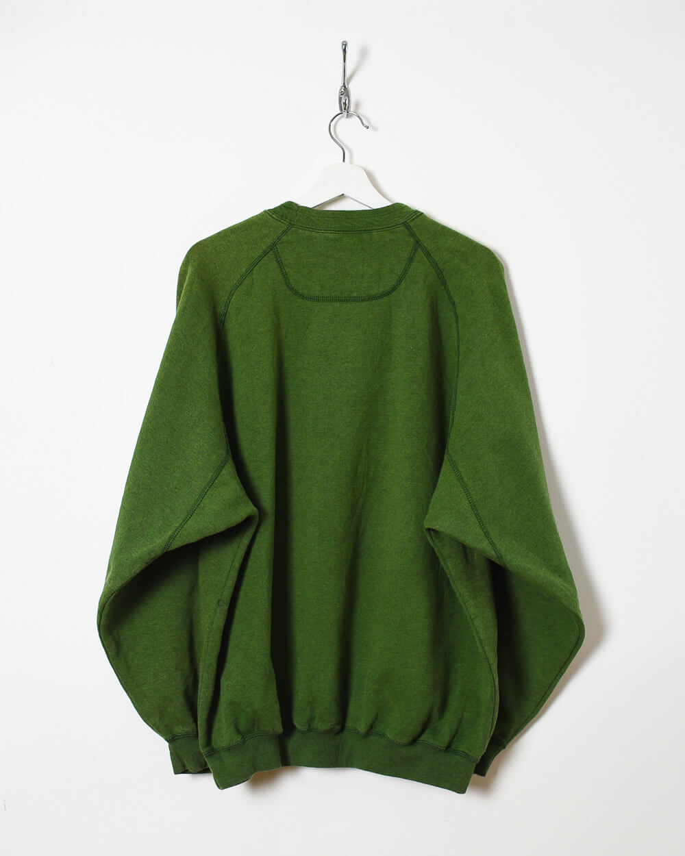 Vintage 90s Cotton Mix Green Adidas Sweatshirt - X-Large – Domno 