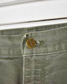 Khaki Carhartt Double Knee Carpenter Jeans - W34 L30