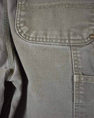 Khaki Carhartt Double Knee Carpenter Jeans - W34 L30