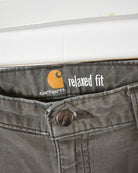 Grey Carhartt Relaxed Fit Jeans - W34 L30
