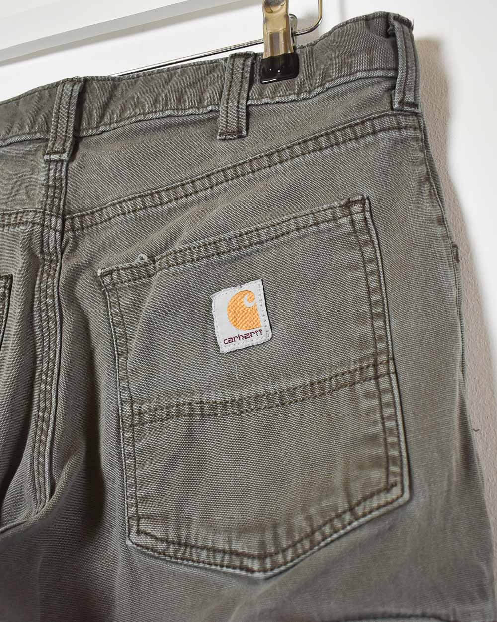 Grey Carhartt Relaxed Fit Jeans - W34 L30