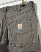 Grey Carhartt Relaxed Fit Jeans - W34 L30