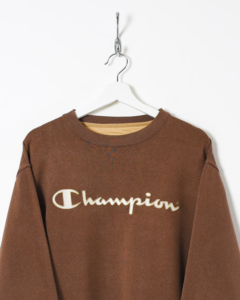 00s Cotton Brown Champion Sweatshirt - Medium–