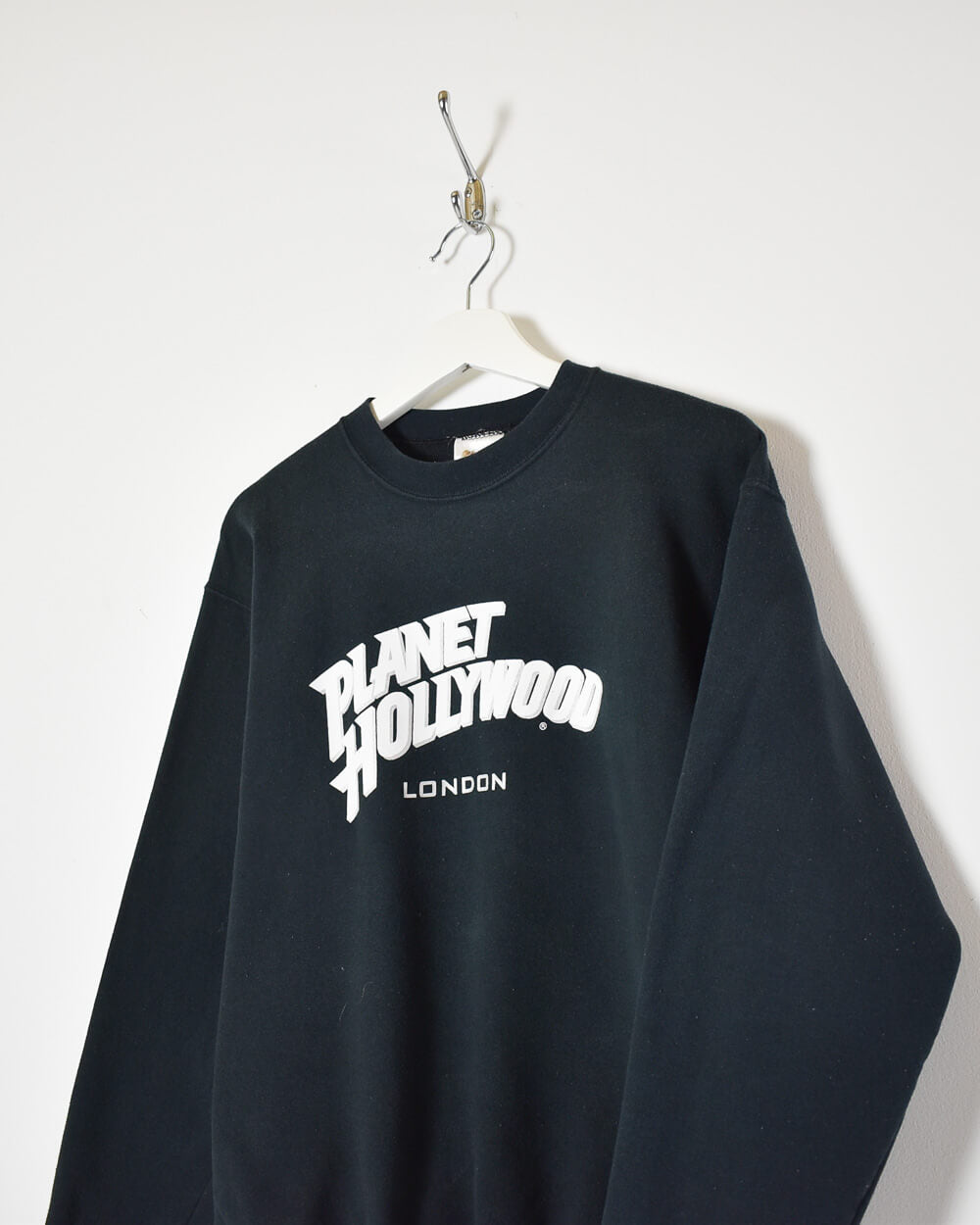 Black Hanes Planet Hollywood London Sweatshirt - Small