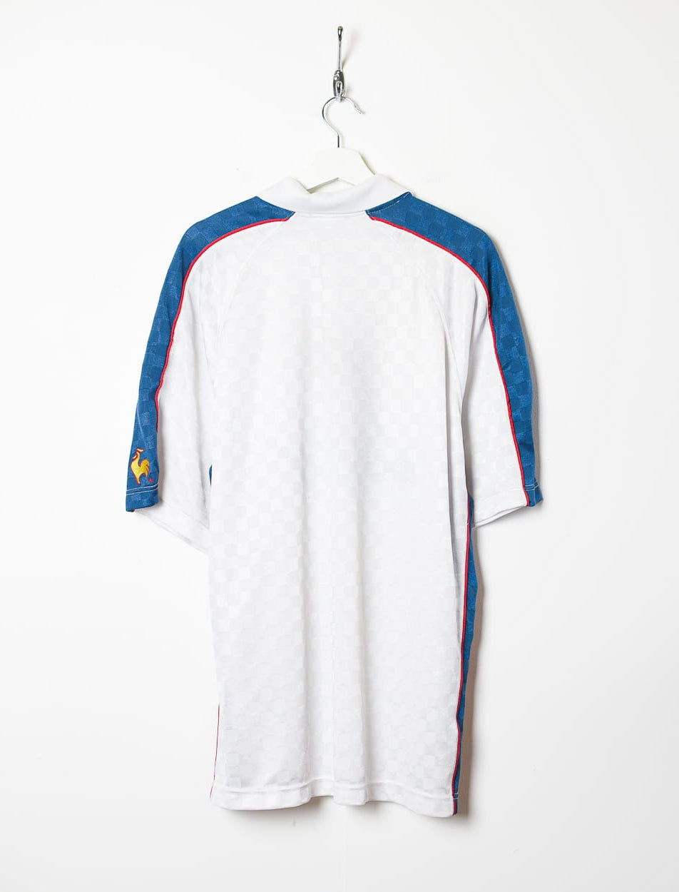 White Le Coq Sportif Football Shirt - X-Large