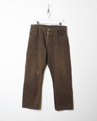 Brown Levi's 501 Jeans - W34 L28