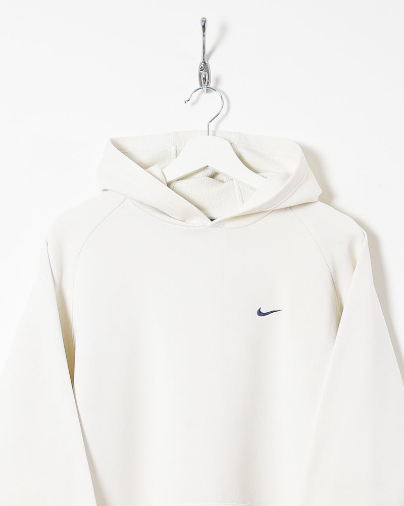 White Nike Hoodie - X-Small