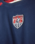 Navy Nike USA Football Long Sleeved T-Shirt - X-Large