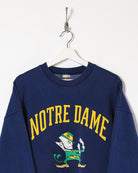 Navy Notre Dame Fighting Irish Sweatshirt - X-Large