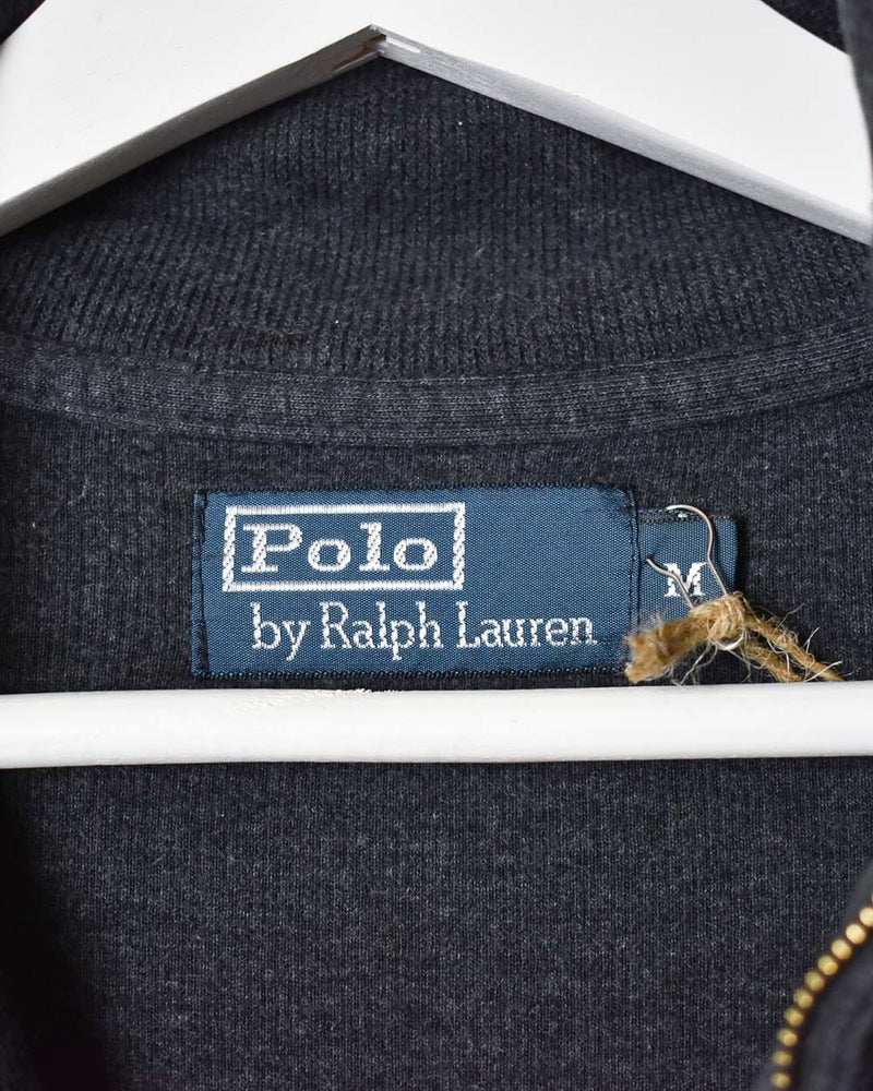 Grey Polo Ralph Lauren 1/4 Zip Sweatshirt - Small