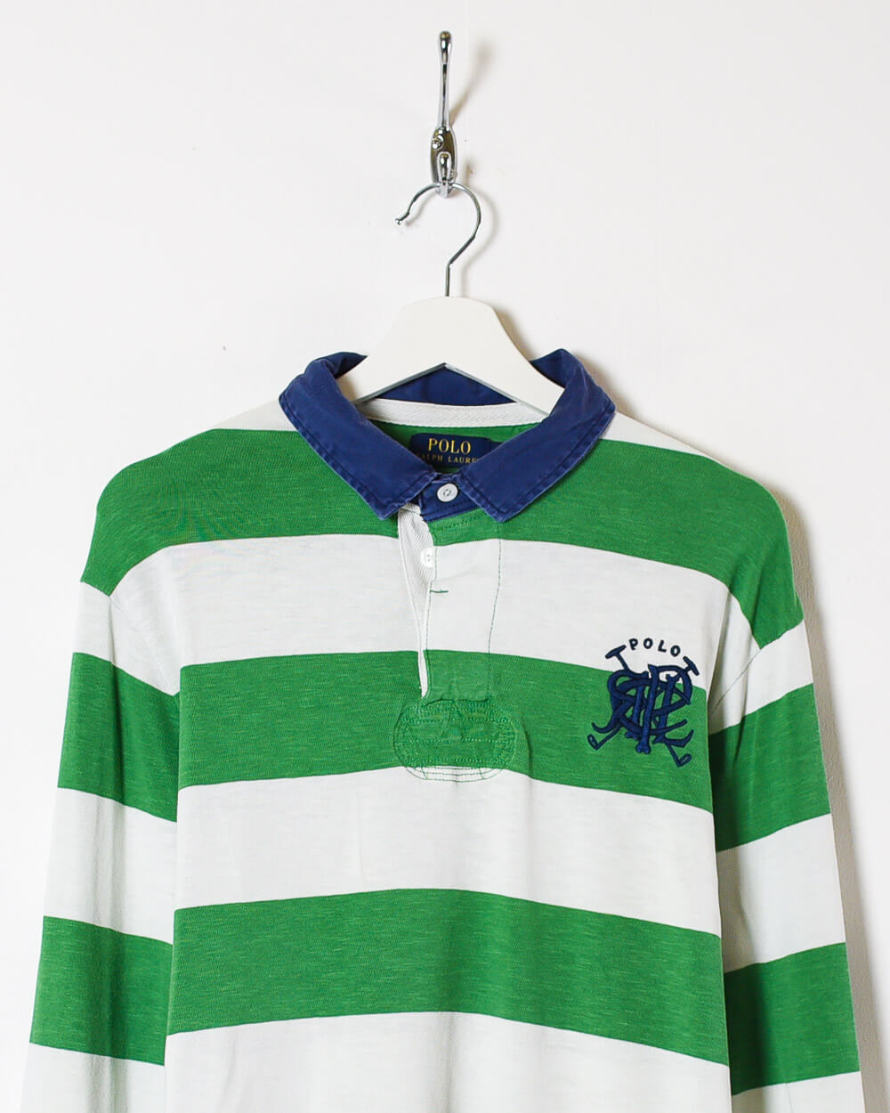 Green Ralph Lauren Rugby Shirt - Large
