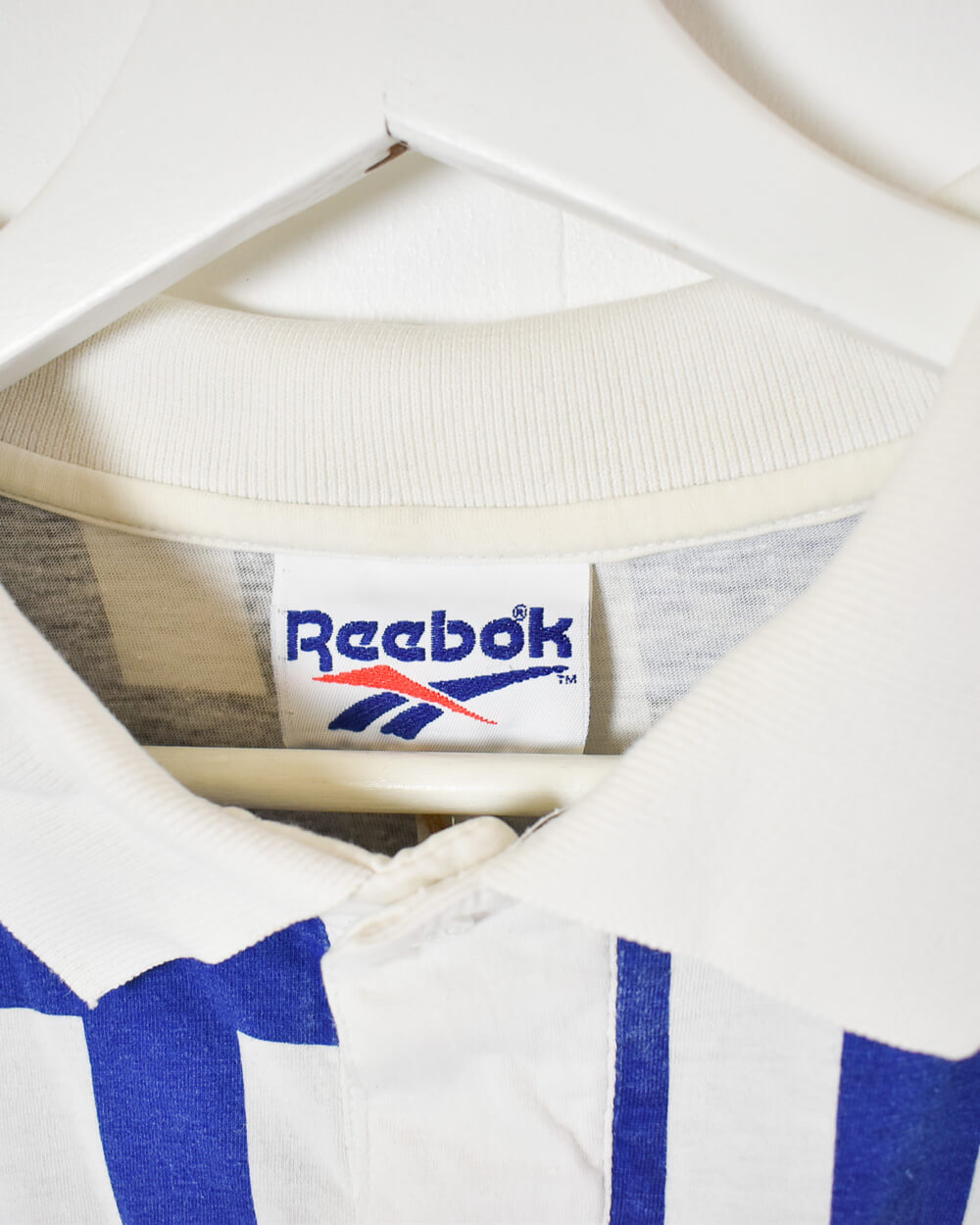 White Reebok Polo Shirt - XX-Large