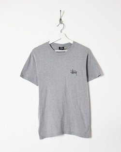 Vintage 00s Cotton Plain Stone Stussy T-Shirt - Small– Domno Vintage