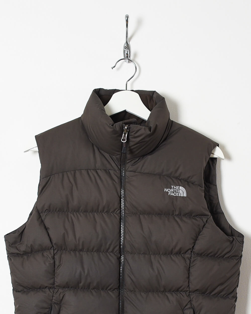 Brown The North Face Women's 700 Down Gilet - Medium