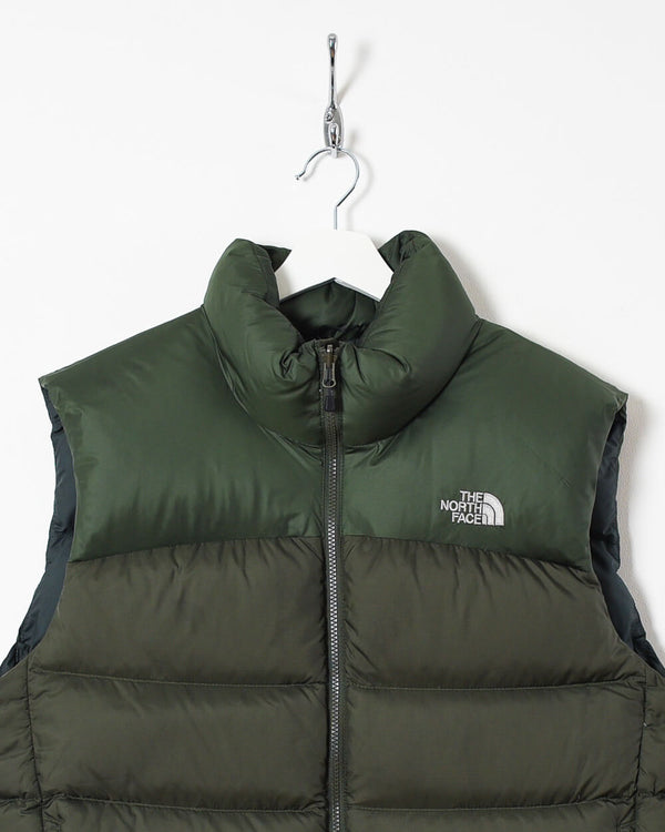 Green The North Face Down Gilet - Large