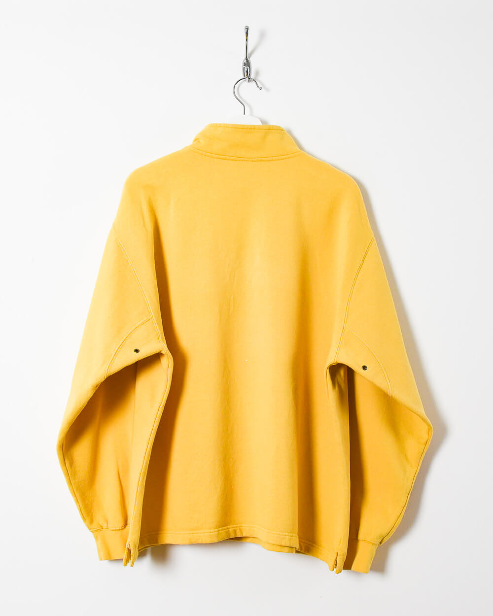 Yellow Timberland 1/4 Zip Sweatshirt - Large