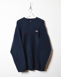 Navy Umbro Fleece Sweatshirt - XX-Large