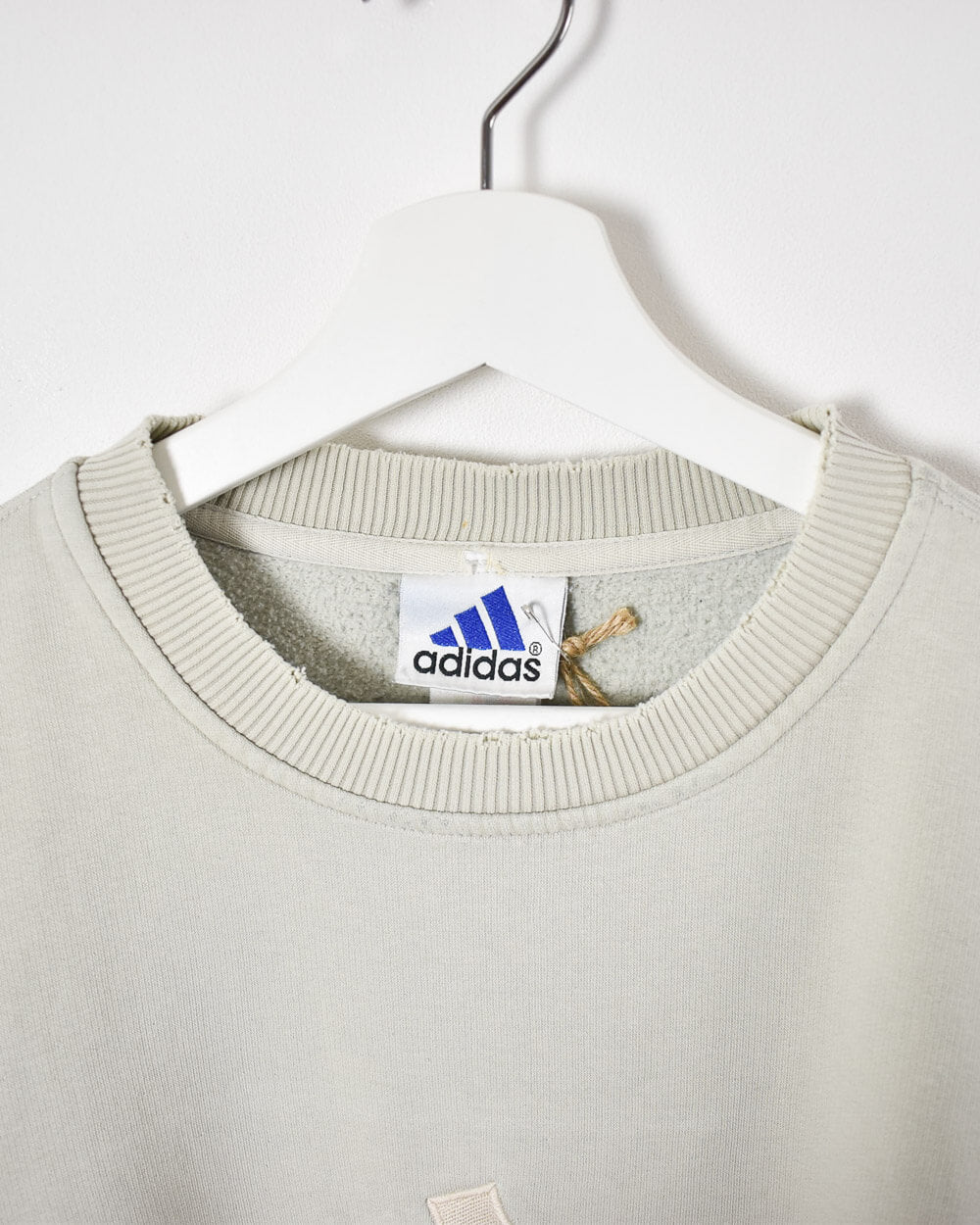 Neutral Adidas Sweatshirt - Large