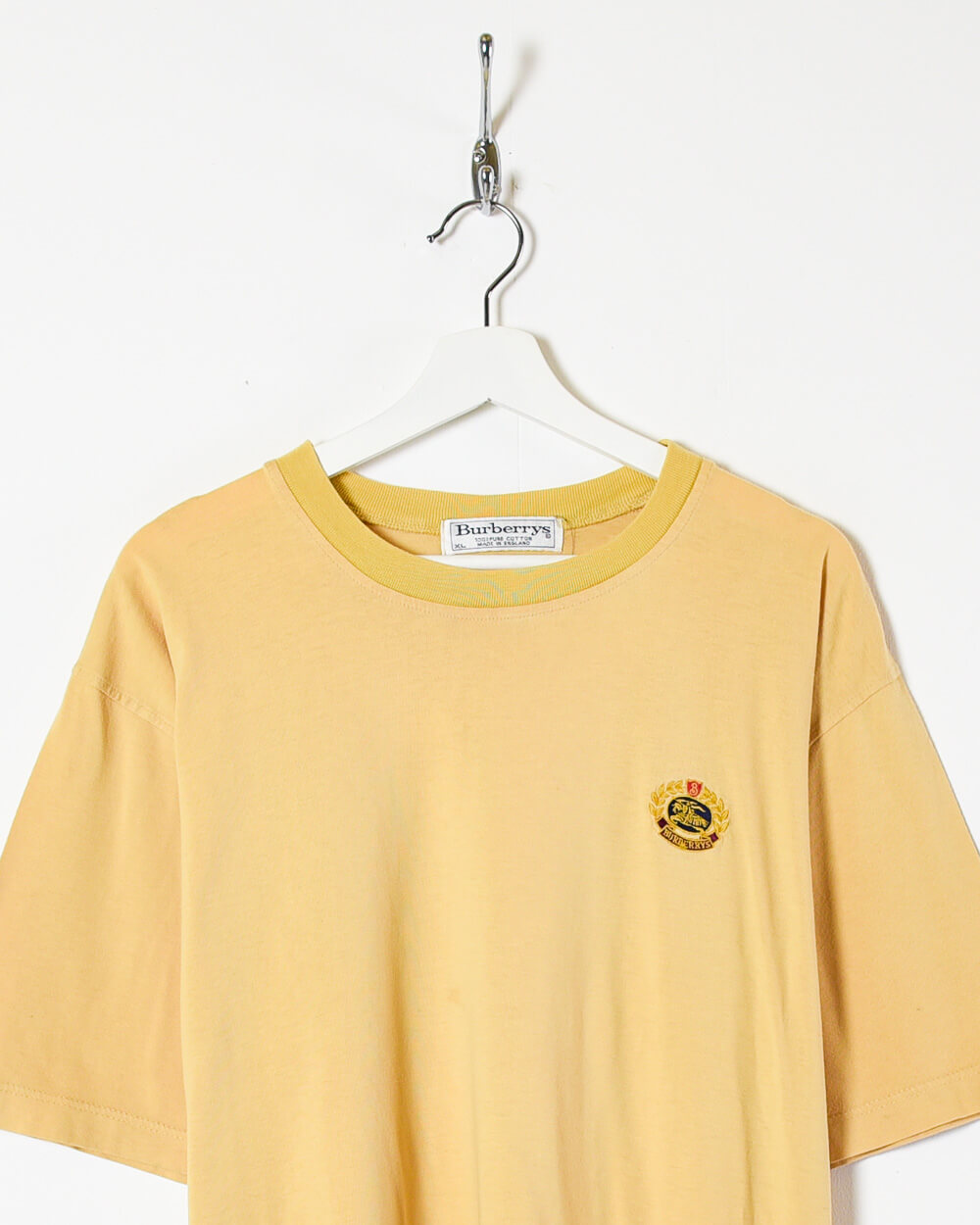 Yellow Burberry T-Shirt - X-Large