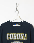 Black Corona Extra Beer League Graphic T-Shirt - Small
