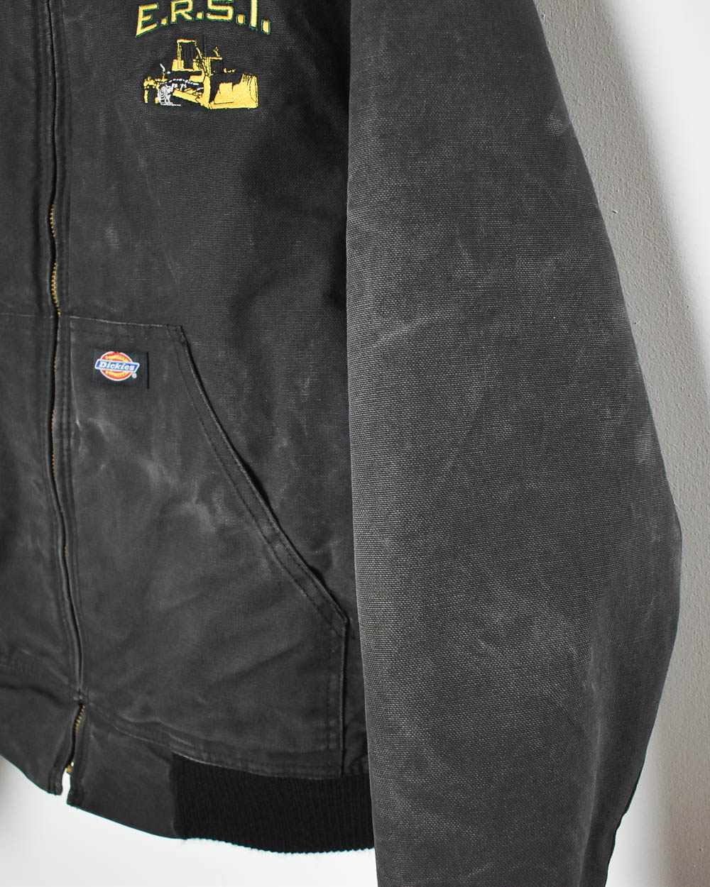 Black Dickies Workwear Hooded Workwear Jacket - Large