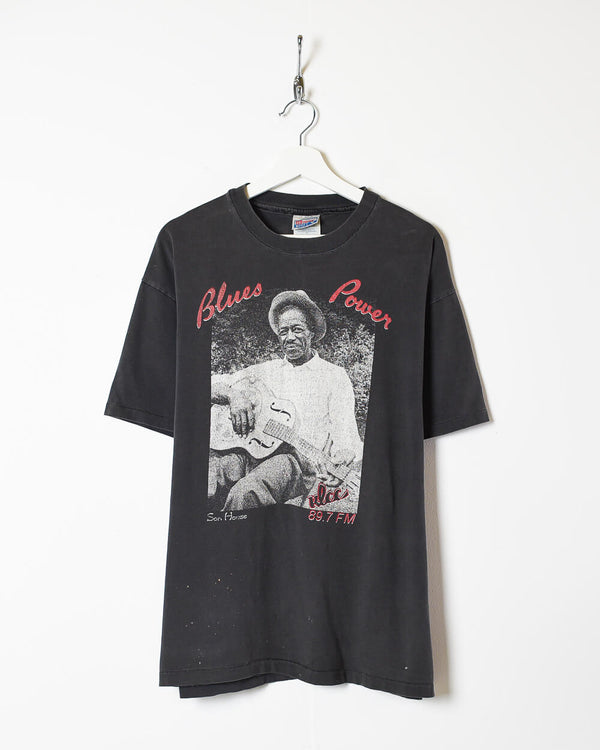 Black Son House Blues Power T-Shirt -X-Large