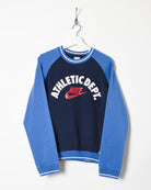 Navy Nike Athletic Dept Sweatshirt - Small