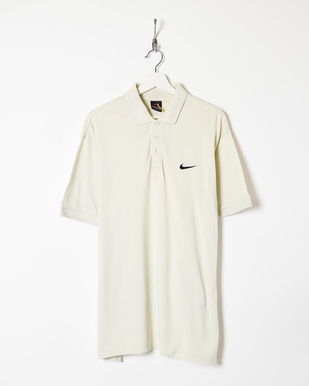 Neutral Nike Polo Shirt - X-Large