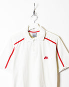 White Nike Polo Shirt - X-Small