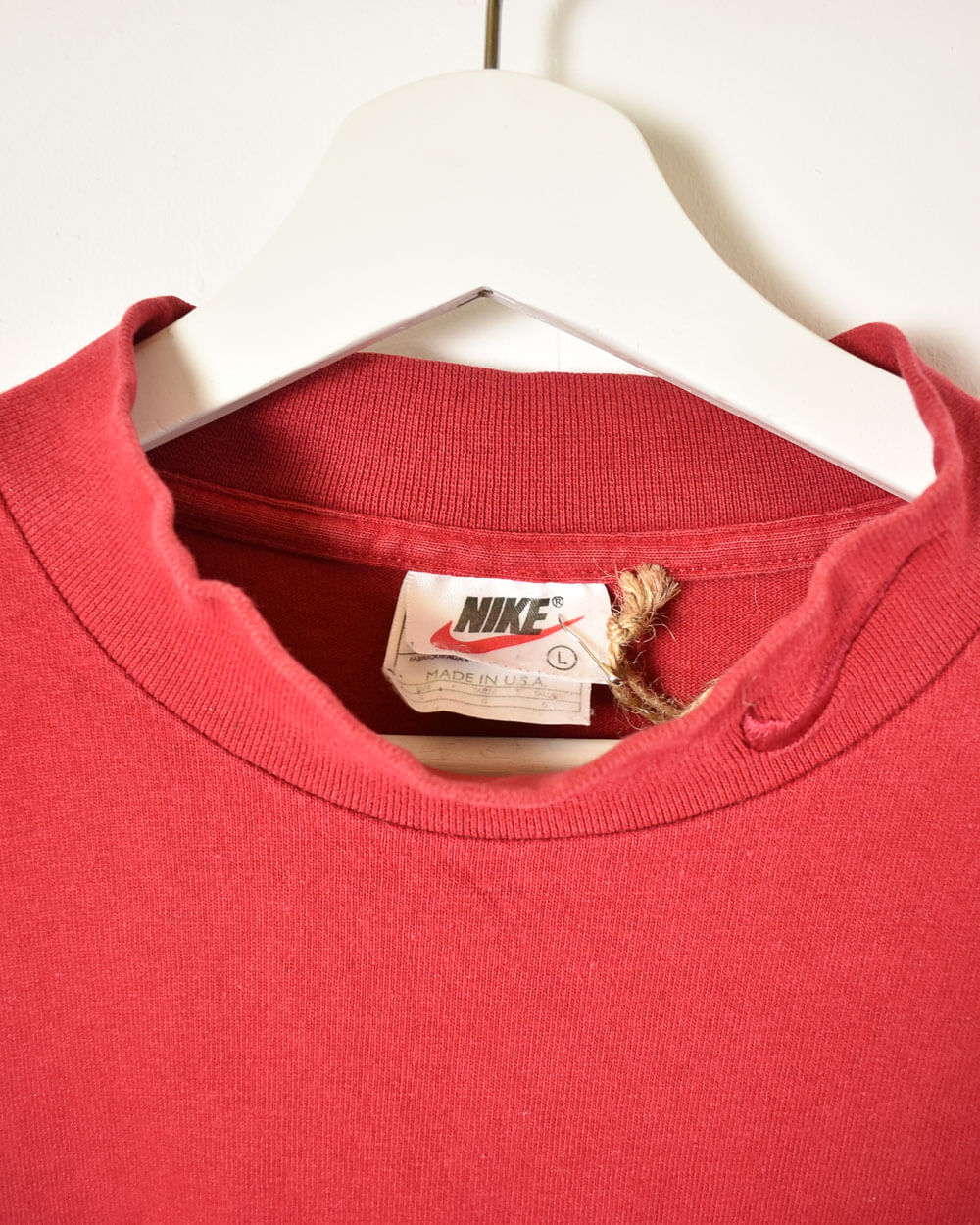 Red Nike Mock Neck Sweatshirt - Large