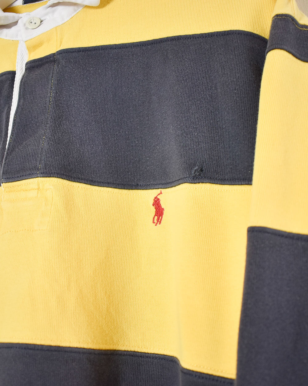 Yellow Ralph Lauren Rugby Shirt - X-Large